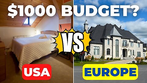 What $1000 Buys You in Europe - Extreme Country Comparison