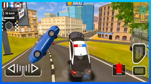 Police Car Chase Cop Simulator 2022 - police chase, randomly crash #01