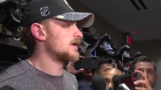 Locker room: The Vegas Golden Knights speak on their victory against the Panthers in Game 2 for Stanley Cup Final