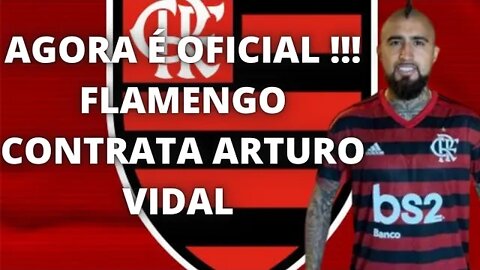 Flamengo anuncia Arturo Vidal!