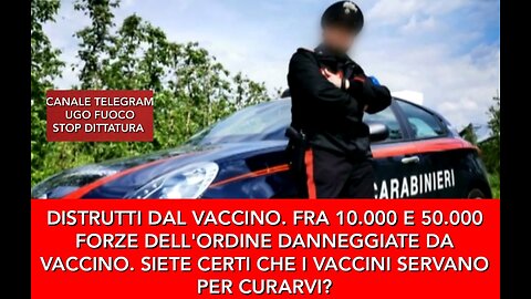 DISTRUTTI DAL VACCINO, FRA 10.000 E 50.000 FORZE DELL'ORDINE DANNEGGIATE