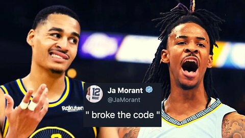 Ja Morant Calls Warriors Jordan Poole Dirty After Inuring Knee, Then DELETES Broke The Code Tweet