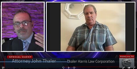 #12 ARIZONA CORRUPTION EXPOSED - Attorney John Thaler - 1ST Interview With Pete Santilli - Follow Up To Video #9 - FULL INTERVIEW