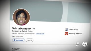 Detroit police supervisor accused of assaulting a handcuffed woman