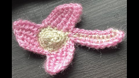 Very easy crochet motif flower for beginners/bookmark #crochet #craft #art