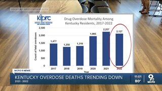 Kentucky overdose deaths trending down