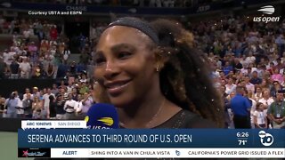 Serena Williams defeats number 2 seed