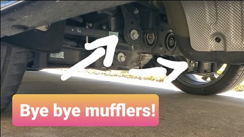 Removing Mufflers on Kia Stinger GT for fun