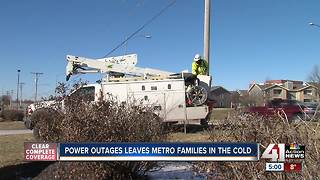 Power outages plague metro on bitterly cold New Year's Day