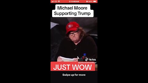 Michael Moore finally gets it on President Trump!