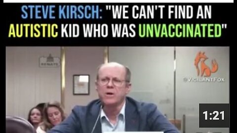 STEVE KIRSCH: "WE CAN’T FIND AN AUTISTIC KID WHO WAS UNVACCINATED!"