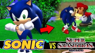 Nintendo comprou o Sonic no Smash Bros ?! | Smash Bros Melee #shorts