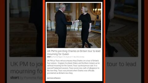Current News | UK PM joins King Charles on Britain tour to lead mourning for Queen | #shorts #news