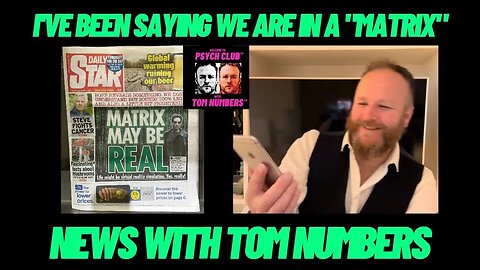 Looks like WE DO LIVE IN A MATRIX… NEWS with TOM NUMBERS…… 🟩⬛️📰📺