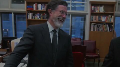 Roman Catholic and Jesuit Puppet Stephen Colbert : The V A Double X - Scene (mirrored)