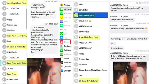 Hunter has "Joe Biden" listed as a contact in his iCloud under the name "Pedo Peter" multiple times!