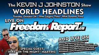 WORLD HEADLINES on The Kevin J. Johnston Show With Special Guest MIKE "IN THE NIGHT" MARTINS