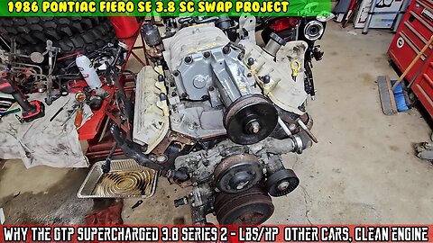P3 Why I chose the 3.8 Supercharged engine for my 86 Fiero. Compare pounds per hp