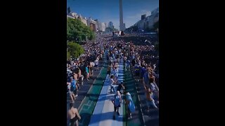 Buenos Aires Celebrate World Cup Win