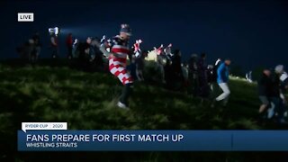 Fans prepare for first Ryder Cup match up