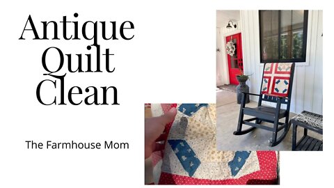 Antique Quilt Clean