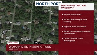 A 74-year-old North Port Woman found dead in a septic tank