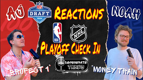 NFL Draft Reaction & Playoff Check In