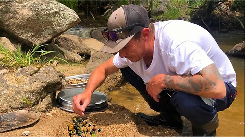 How to use a Sieve to Find Gemstone's in Any Creek