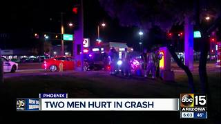 Two drivers hurt after Tempe crash