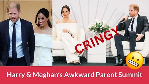 Prince Harry & Meghan Markle's Awkward & Cringy Parent Summit in NYC! #princeharry #meghanmarkle