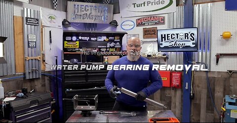 Efficient Water Pump Bearing Removal with the Roller Tamer Jr.