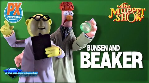 Diamond Select The Muppets Bunsen & Beaker Lab accident SDCC 2021 Exclusive @The Review Spot