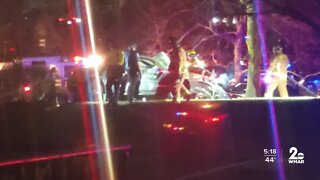 Police pursuit in Howard County ends in crash