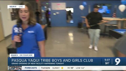 Pascua Yaqui Boys and Girls Clubs grand opening live