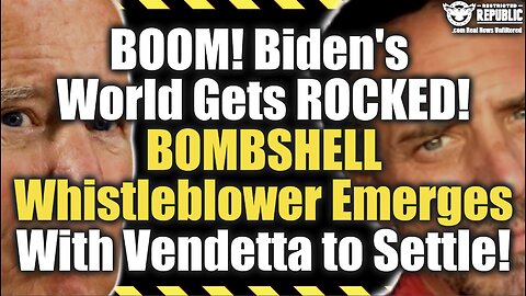 BOOM! Biden’s World Gets ROCKED! BOMBSHELL Whistleblower Emerges With a Vendetta to Settle!