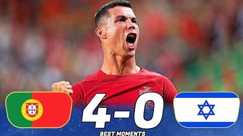 Israel Did Not Stand A Change Against Cristiano Ronaldo In This Spectacular match