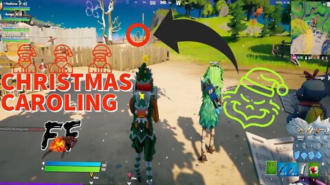 Spreading *CHRISTMAS CHEER* (Fortnite Season 5) | CHRISTMAS CAROLING IN FORTNITE!