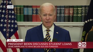President Biden discusses his Student Loan Debt Plan