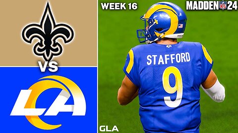 Saints vs. Rams Simulation | Week 16 | Madden 24 PS5