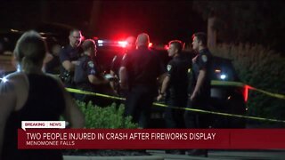 Two pedestrians seriously injured in crash after Menomonee Falls fireworks display