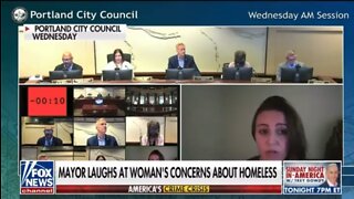 Portland Mayor Laughs At Woman's Concerns About Homeless, Safety Issues