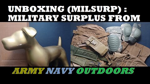 UNBOXING 178: Army Navy Outdoors. Pouches, Pack, Pads, Straps