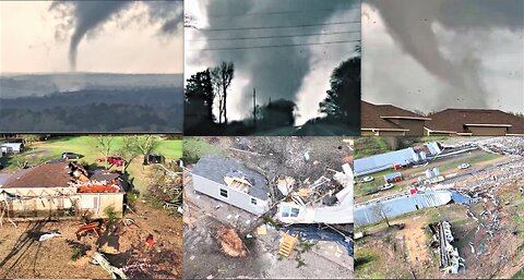 MULTIPLE TORNADOES HAMMER THE SOUTH LEAVING TRAIL OF DESTRUCTION*POLLEN STORM*CATERPILLER INVASION*