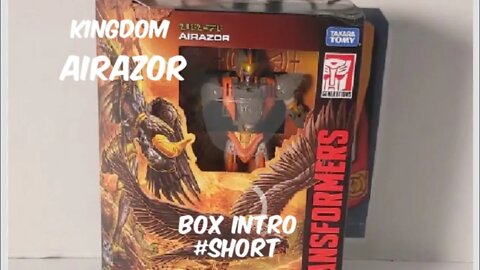 Kingdom Deluxe AIRAZOR Transformers War For Cybertron - Snak Peak Box Review - Rodimusbill #shorts