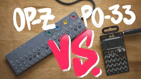 OP-Z vs. PO-33 // which is the BETTER SAMPLER? (teenage engineering)