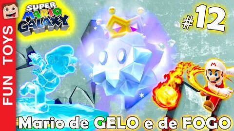 ⭐️ Super Mario Galaxy #12 - Mario de GELO e de FOGO no mesmo Gameplay! Enfrentamos o Baron Brrr! 🥶