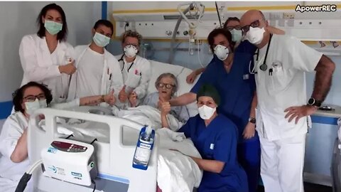 URGENTE Italiana de 95 anos é curada do coronavirus em Modena o vírus chines