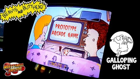 Beavis and Butthead Prototype Arcade Game at Galloping Ghost