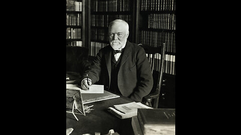 Andrew Carnegie, the steel magnate and founder of public libraries