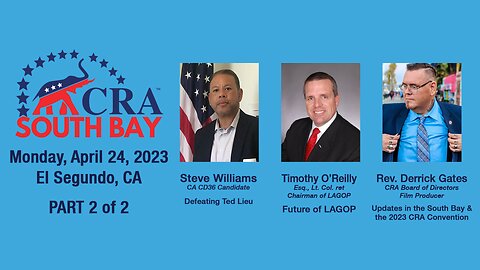South Bay CRA 20230424 p2 of 2 Timothy O'Reilly, Chairman of LAGOP